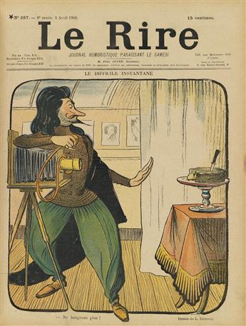 VARIOUS ARTISTS. LE RIRE. Three bound volumes. 1897-1902. 12x9 inches, 31x24 cm.